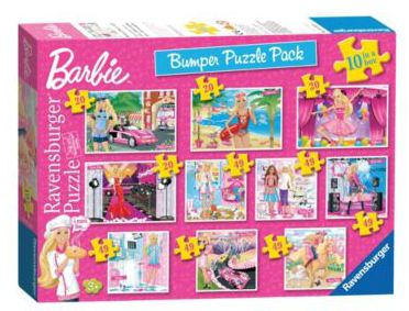 Barbie 10 in 1 Jigsaw Puzzle £3.75 @ Tesco Direct Barbie 10 in 1 Jigsaw Puzzle £3.75 @ Tesco Direct