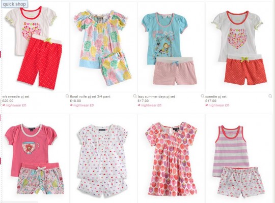 Nightclothes Sale £6 @ Pumpkin Patch Nightclothes Sale £6 @ Pumpkin Patch