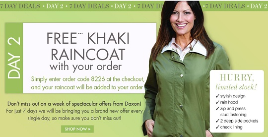 7 Daily Deals Promotion @ Daxon