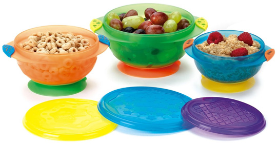 Munchkin Stay Put Suction Bowls (Pack Of 3) &pound;5.45 @ Amazon