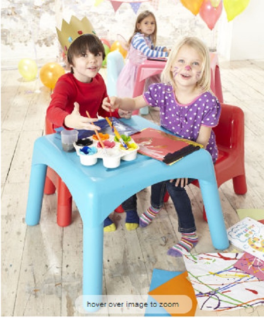 Kids Plastic Tables Now &pound;20 each @ Mothercare