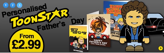 Personalised Cards From &pound;2.99 For Father&rsquo;s Day @ Delights