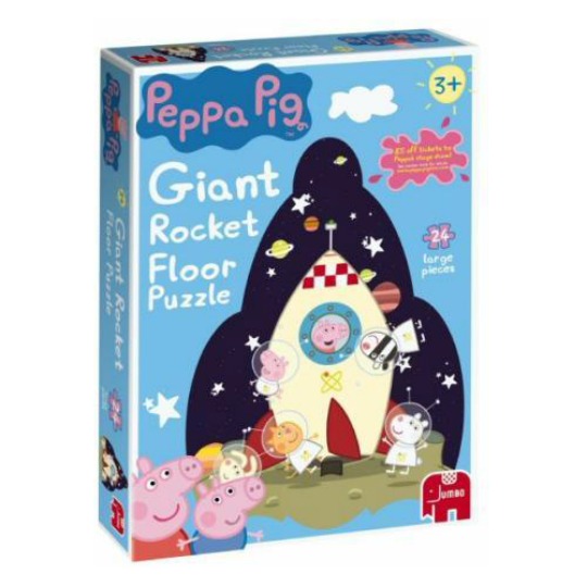 Peppa Pig Giant Shaped Rocket 24 Piece Floor Puzzle &pound;3.99 @ Play.com