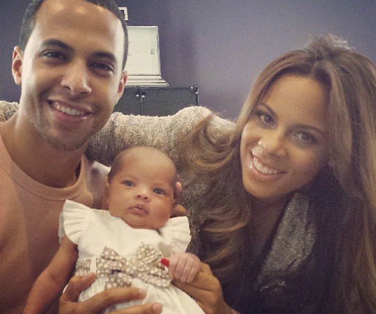 Celebaby: Rochelle and Marvin Humes Introduce Baby Alaia-Mai