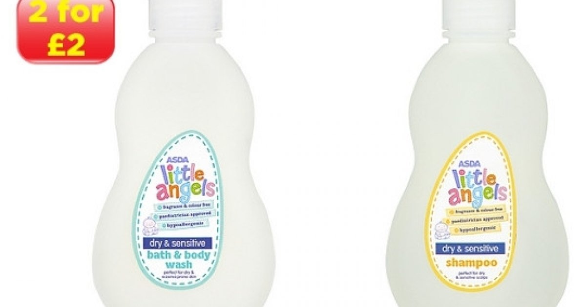 ASDA's Little Angels Dry And Sensitive Shampoo And Bath And Body Wash