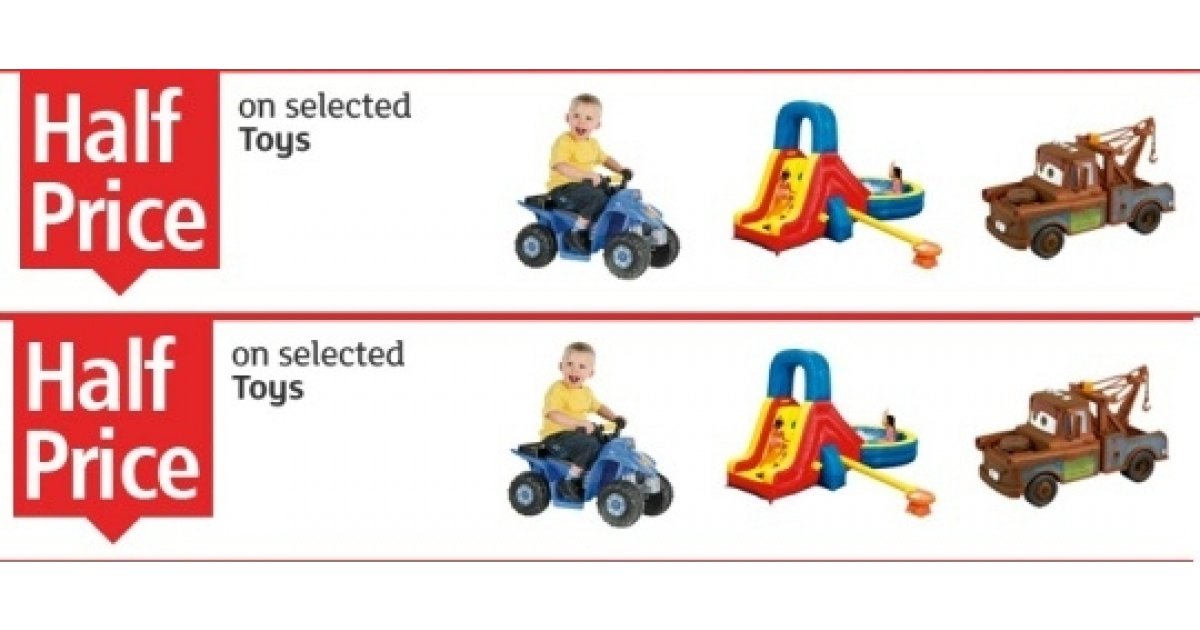 HalfPrice On Selected Kid’s Toys Argos