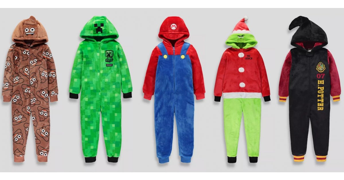 Kids Novelty Onesies From £14 Matalan