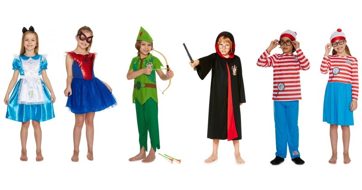 New World Book Day Fancy Dress Outfits Tesco F+F