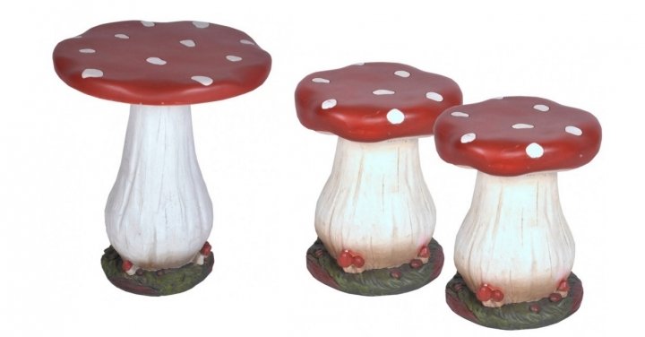Kids Mushroom Garden Table & Chairs £45 Delivered @ The Original