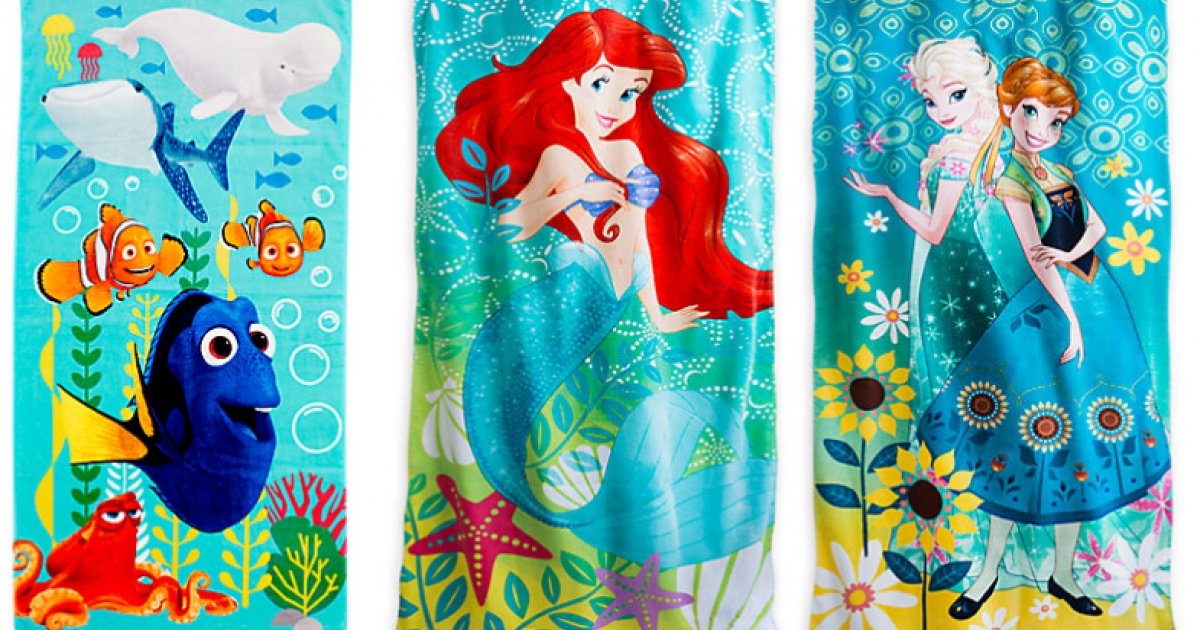 Personalised Beach Towels Now £9 Disney Store