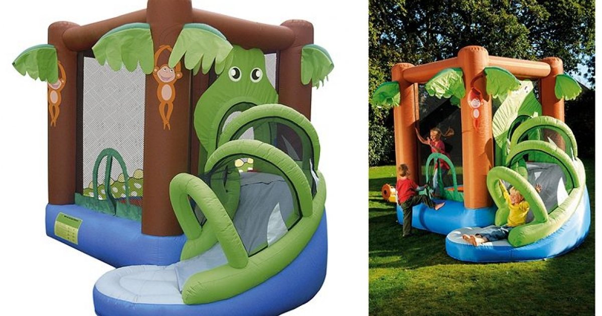airflow bouncy castle with slide