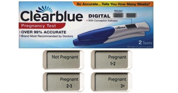 Clearblue Digital Weeks Indicator Pregnancy Test (2 Pack) £8.99 @ Amazon