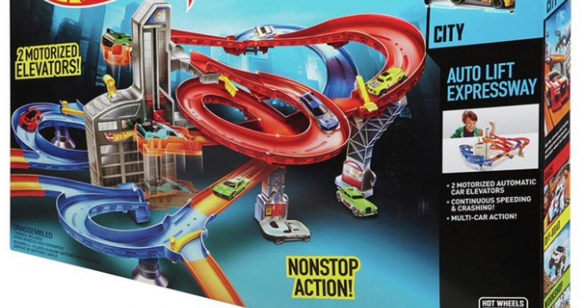 Half Price Hot Wheels Auto Lift Expressway Playset Argos