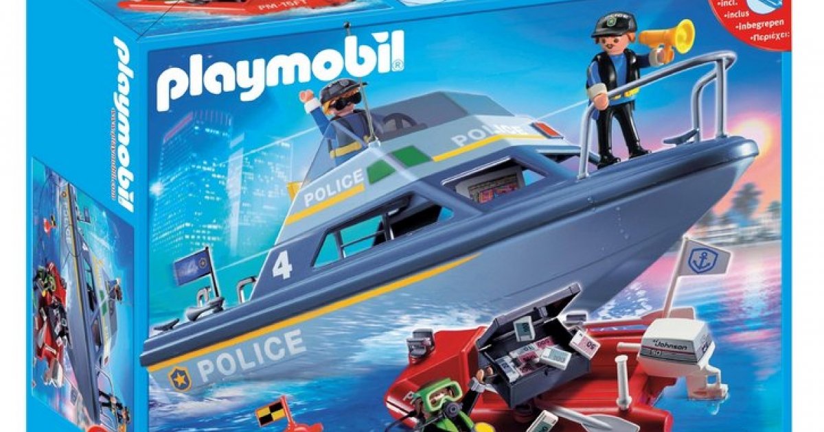 Playmobil Police Boat Playset £12.49 (was £24.99) Argos
