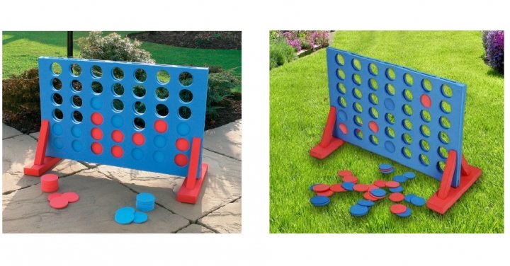 Giant Connect 4 In A Row Garden Game £11.90 Delivered @ eBay Store ...