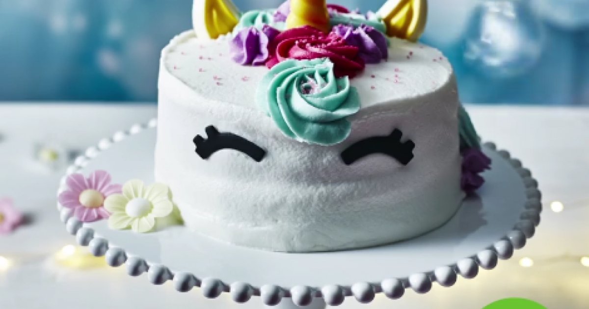 NEW Unicorn Celebration Cake 10 Asda 