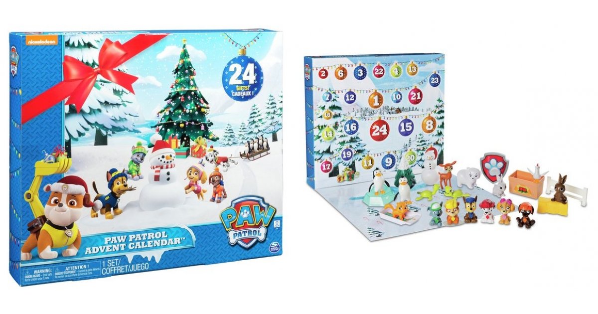 £5 Off Paw Patrol Advent Calendar Argos