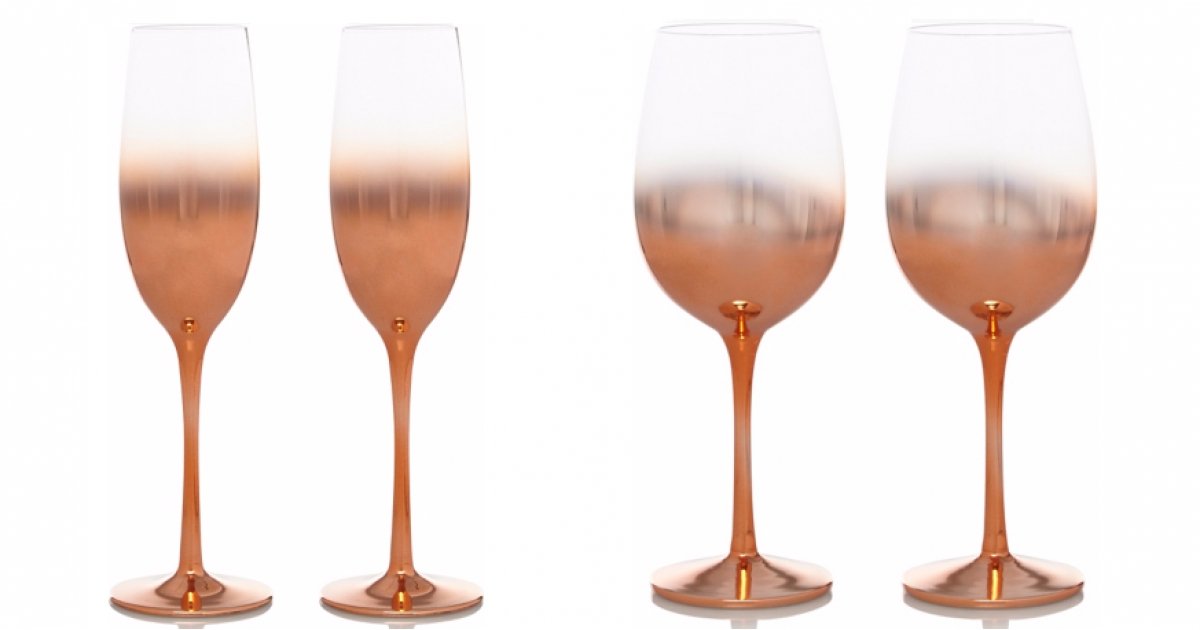 Like Rose Gold? You'll LOVE These Wine Glasses From Asda