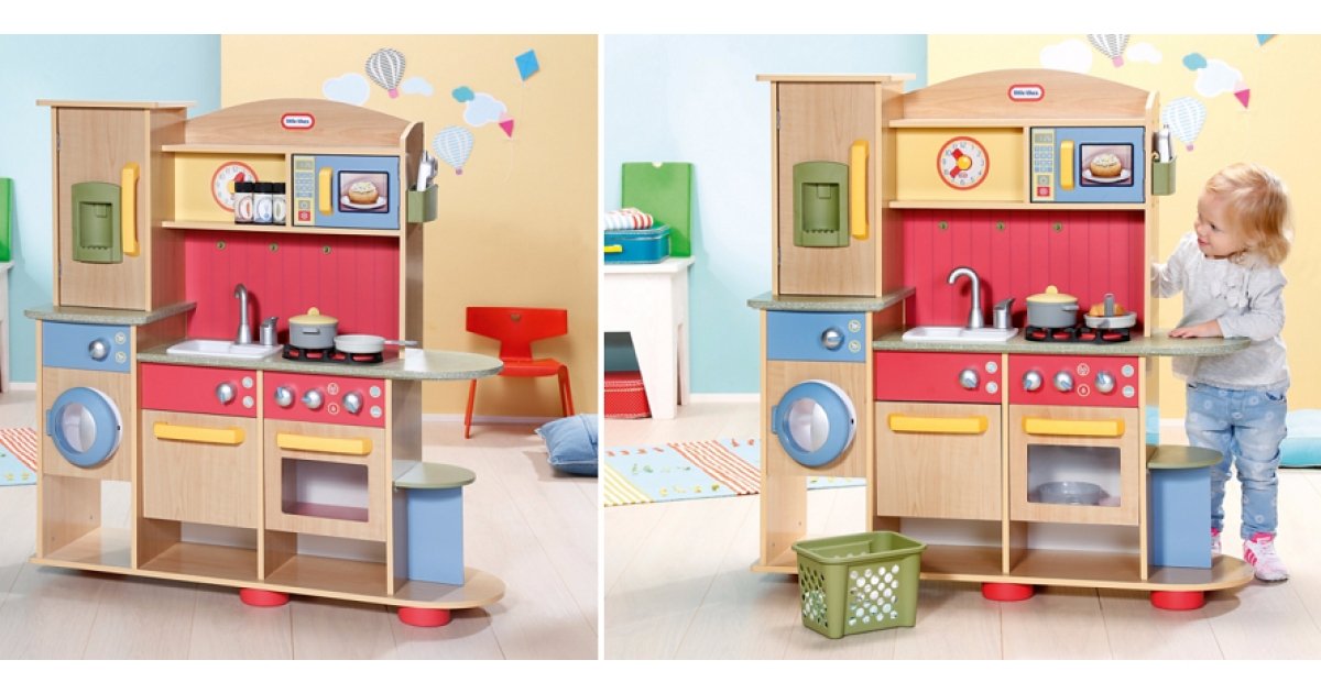 Little Tikes Cookin' Creations Premium Wooden Kitchen £88 Asda