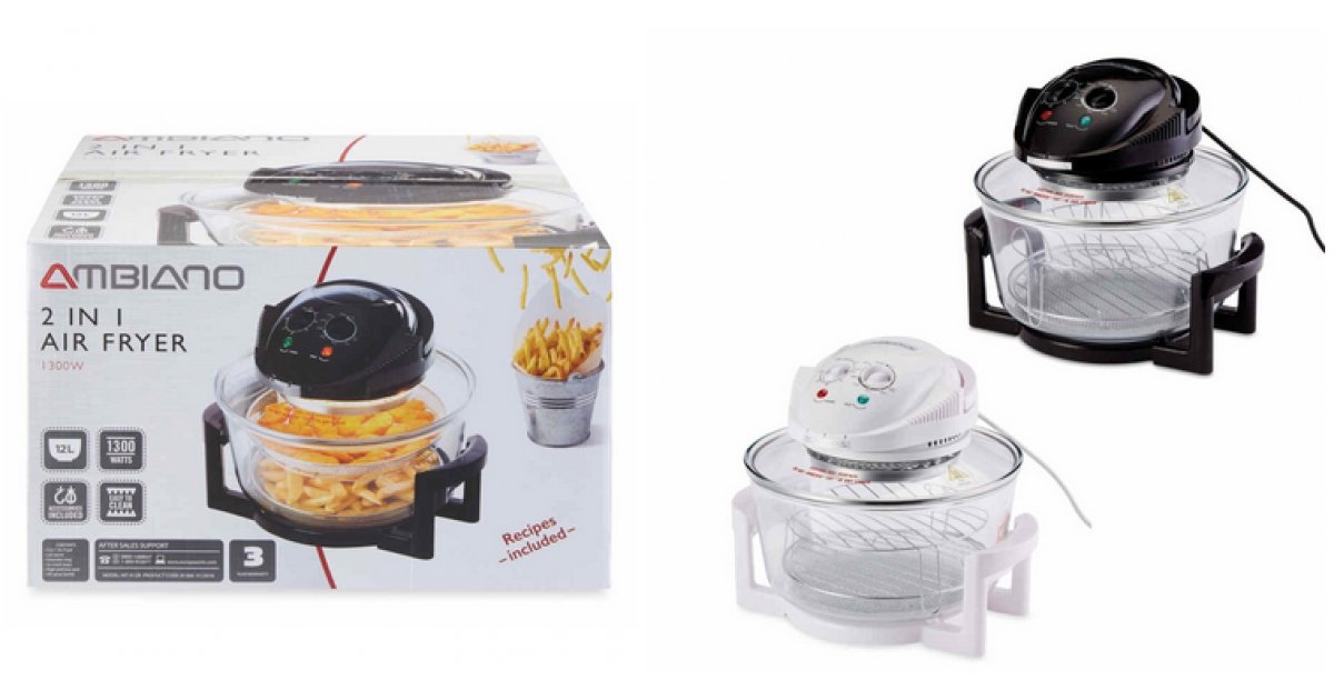 Ambiano 2 in 1 Air Fryer £29.99 Delivered Aldi