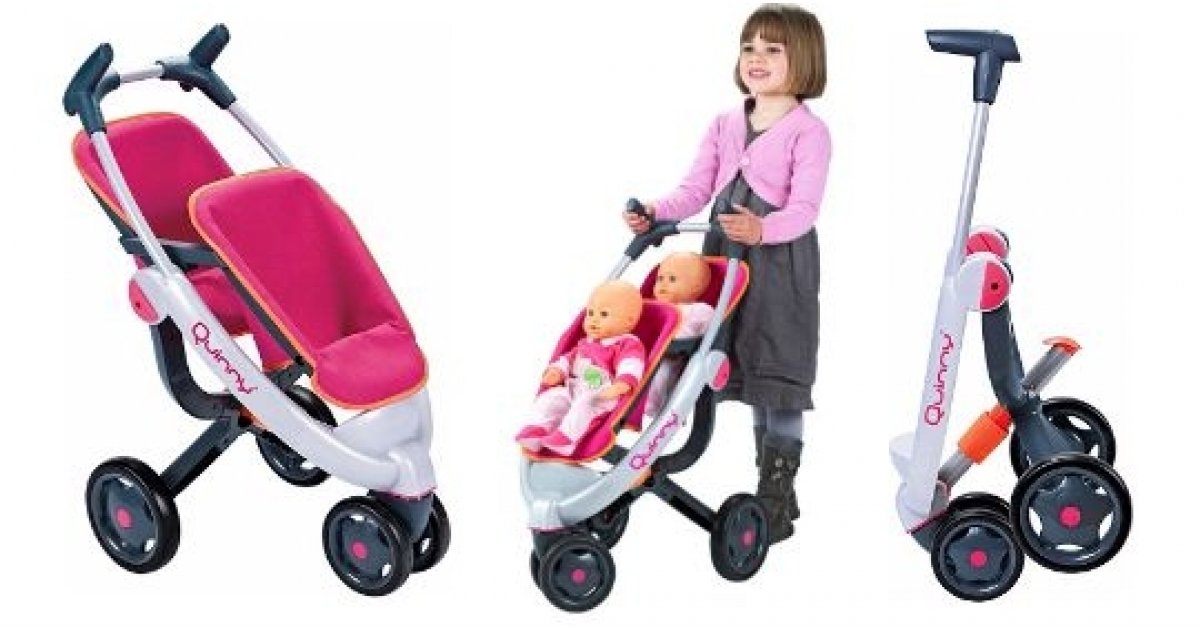 45 Off Smoby Maxi Cosi Quinny 3 Wheel Doll's Twin Pushchair Now £21.89