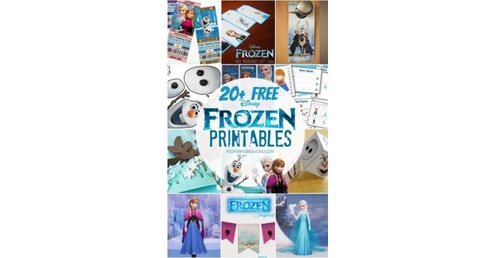 Free FROZEN Printables And Party Ideas