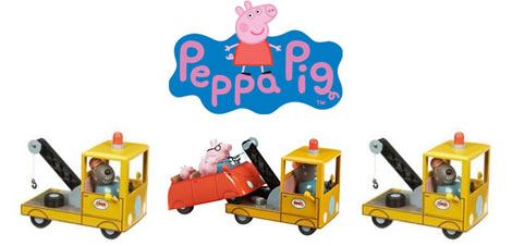 peppa pig grandad dog pick up truck