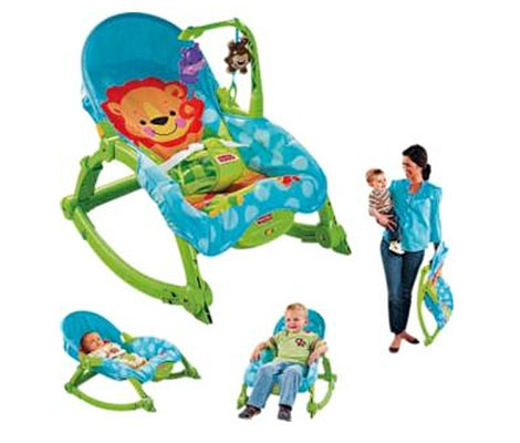 preciousPlanetNewbornToToddlerPortableRocker