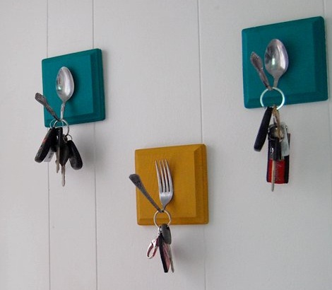 What to do with father's day cutlery key rack