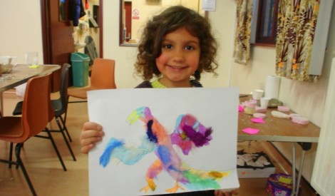 Indoors but not at home