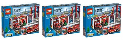Lego city 7208 fire station deals