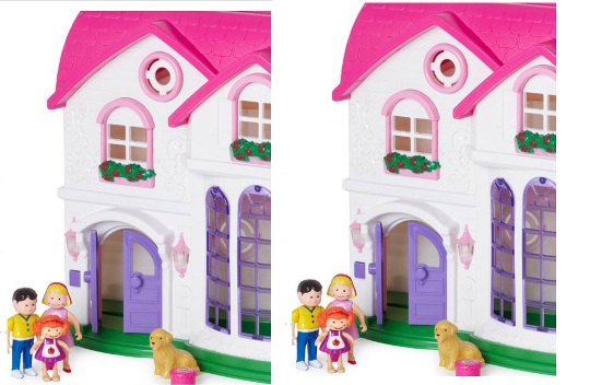 Dollhouse with cheap lights and sounds