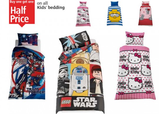 argos childrens bedding