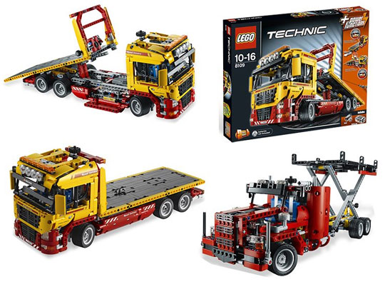  LEGO Technic Flatbed Truck 8109 : Toys & Games