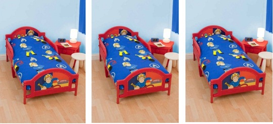 Fireman Sam Toddler Bed 29.99 B M Stores
