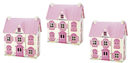 Rosebud cottage dolls house top