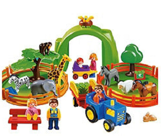 Playmobil 123 Large Zoo For Tesco Direct