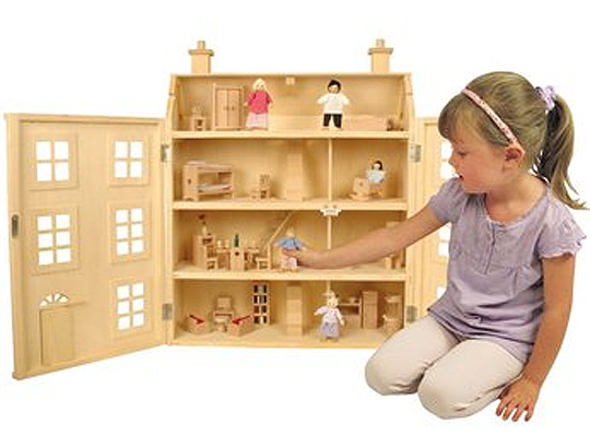 Toys r us wooden dolls house discount