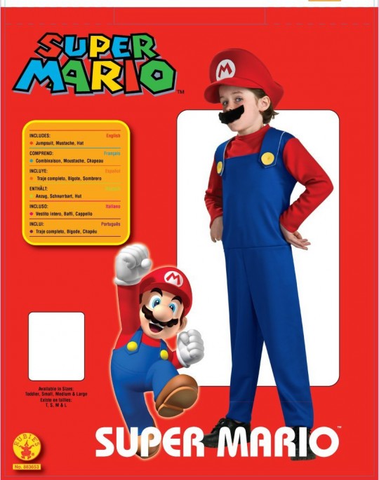 Rubie s Child Mario Fancy Dress 6.33 Amazon