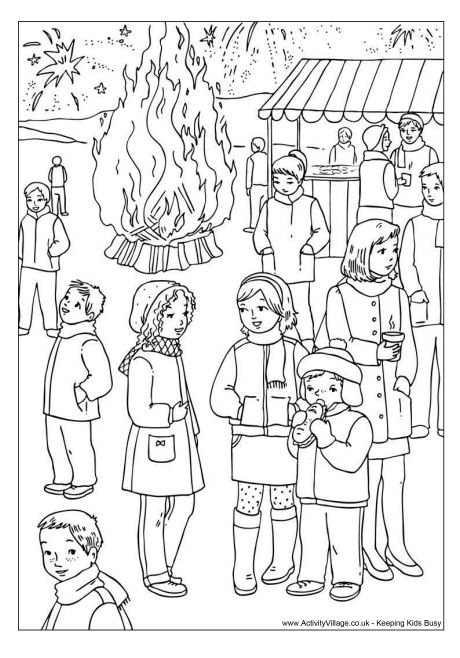 activity village coloring pages summer safety - photo #5