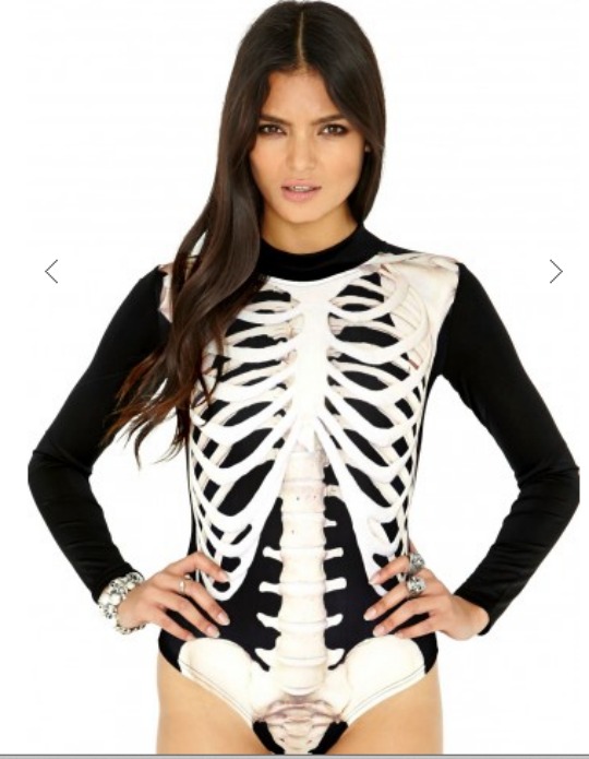 Missguided shop skeleton jumpsuit