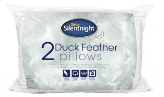 Tesco shop feather pillows