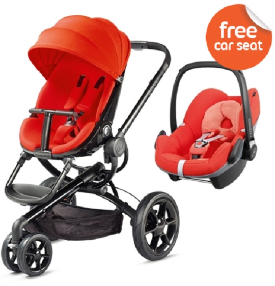 quinny moodd stroller red