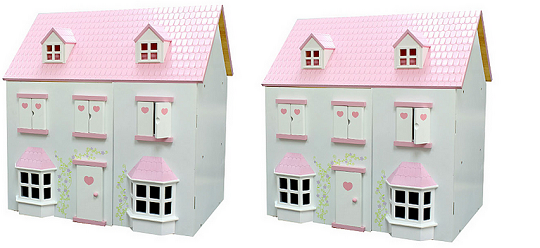 asda dolls house wooden