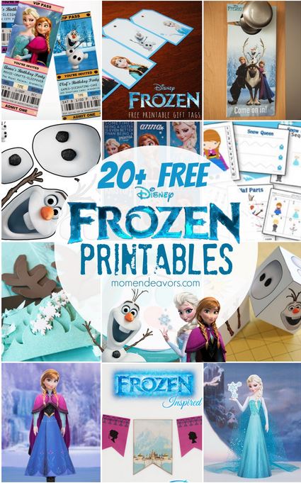 Free Frozen Printables