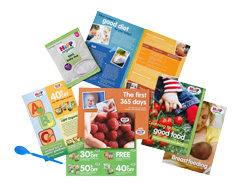 Free baby food best sale samples