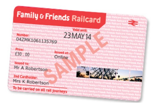 london travel card family friends railcard