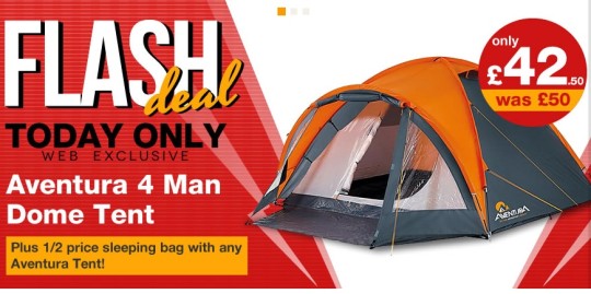 Aventura 4 deals man tent