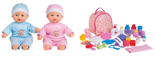 argos twin baby dolls