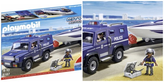 playmobil police van tesco